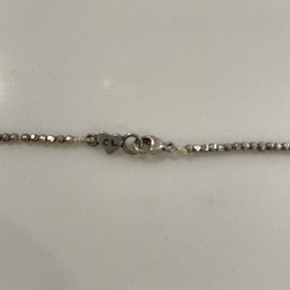 Chan Luu Sterling Silver & Shell Necklace - Picture 3 of 4